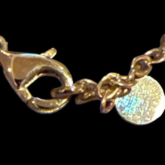 Shanghai Tang golden malachite large pendant necklace 28” Chain 2015 NIB - Picture 10 of 12